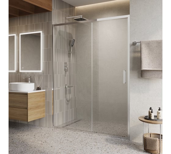 Душевая дверь BelBagno LUCE-BF-1-150-C-Cr