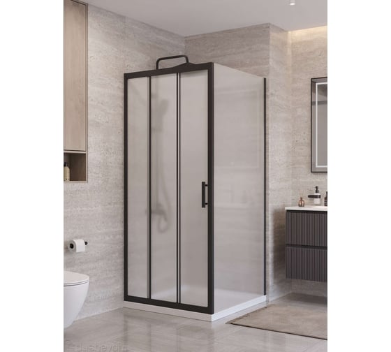 Душевой уголок BelBagno UNO-195-AHF-31-100/90-P-NERO