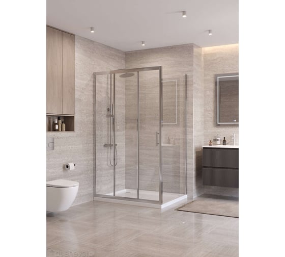 Душевой уголок BelBagno UNO-195-AHF-31-110/90-C-Cr