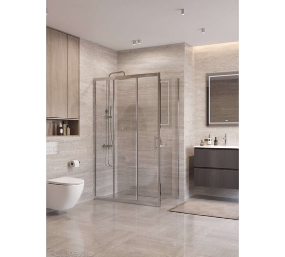 Душевой уголок BelBagno UNO-195-AHF-31-110/80-C-Cr