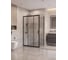 Душевой уголок BelBagno UNO-195-AHF-31-120/80-C-NERO 1