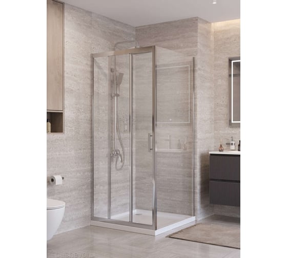 Душевой уголок BelBagno UNO-195-AHF-31-90/80-C-Cr