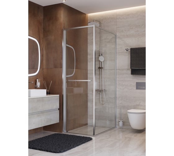 Душевой уголок Cezares LUX-AH-FS-1-70/100-C-CR