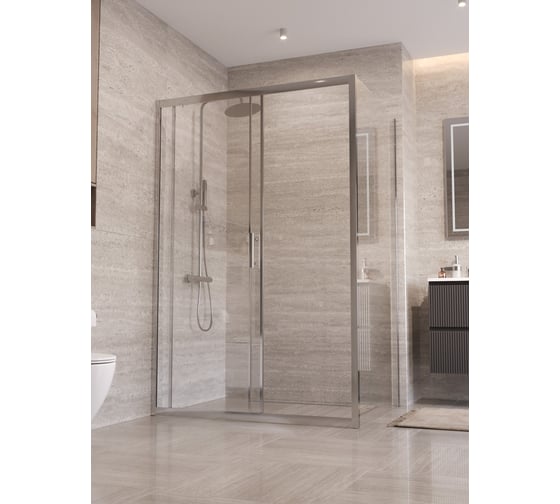 Душевой уголок BelBagno UNO-195-AH-1-130/90-C-Cr