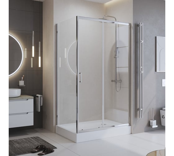 Душевой уголок BelBagno UNO-195-AH-1-140/70-C-Cr