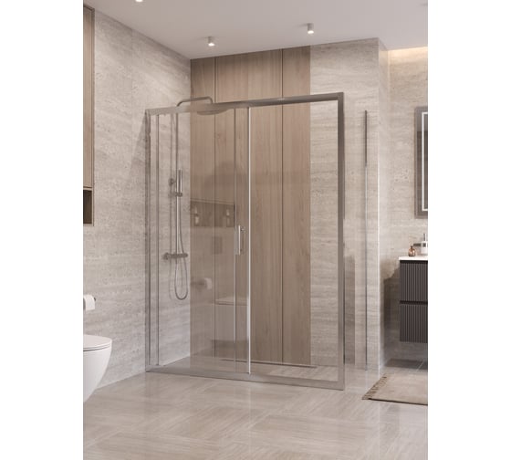 Душевой уголок BelBagno UNO-195-AH-1-140/80-C-Cr