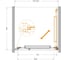 Душевая дверь Cezares LUX-B-FS-1-80-C-GM 4