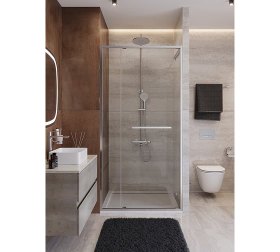 Душевая дверь Cezares LUX-B-FS-11-100-C-CR