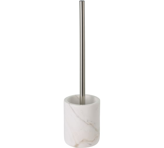 Ершик для унитаза Gipfel напольный Marble Bianco 13x10/40 см 43438