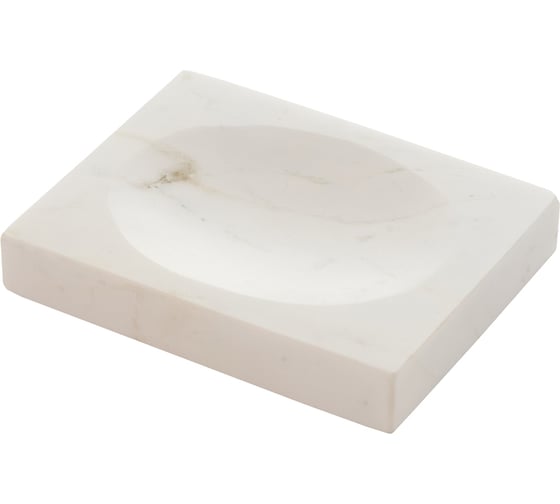 Мыльница Gipfel Marble Bianco 11x9х2 см 43437