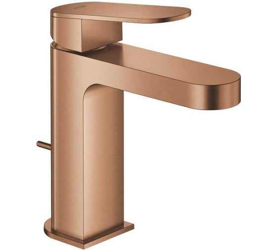 Смеситель для раковины plus Grohe (с донным клапаном, S-Size, теплый закат матовый) 32612DL4