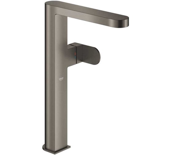 Смеситель для раковины Grohe Plus, XL-Size, гладкий корпус, темный графит матовый 32618AL4