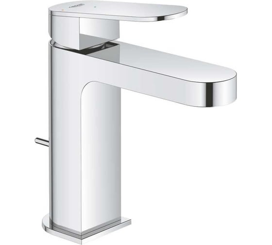 Смеситель для раковины Plus Grohe, с донным клапаном, S-size, хром, 23870004