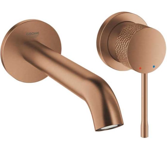 Внешняя часть смесителя для раковины Essence Grohe скрытого монтажа, на 2 отверстия, M-Size, теплый закат матовый 29192DE1