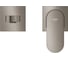 Внешняя часть смесителя для раковины Grohe Plus, L-Size, темный графит матовый 29306AL4 3