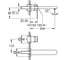 Внешняя часть смесителя для раковины Grohe Plus, L-Size, хром 29306004 5