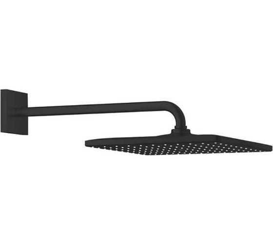 Верхний душ Grohe Rainshower Mono 310 Cube 7.5 л/мин, 1 режим, 422 мм, черный матовый 265642430