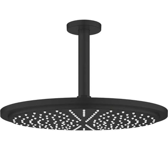 Верхний душ Grohe Rainshower Cosmopolitan 310 8 л/мин, 1 режим, 142 мм, матовый черный 260672430
