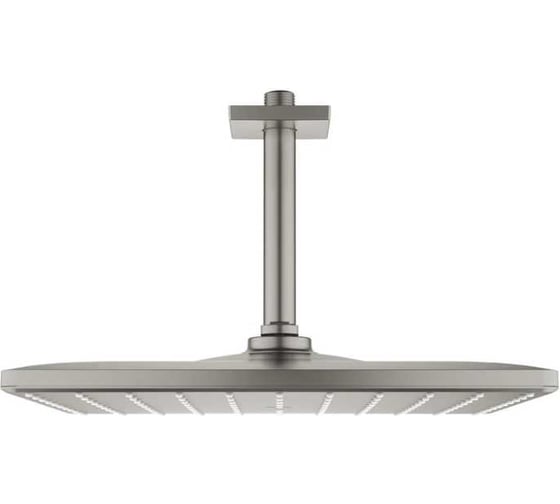 Верхний душ Grohe Rainshower Mono 310 Cube 7.5 л/мин, 1 режим, 142 мм, сатиновая сталь 26566MS0