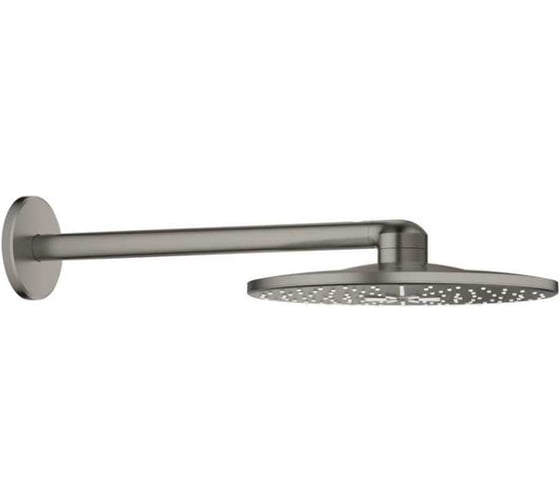 Верхний душ Grohe Rainshower SmartActive 310 2 режима, 430 мм, сатиновый графит 26475MG0