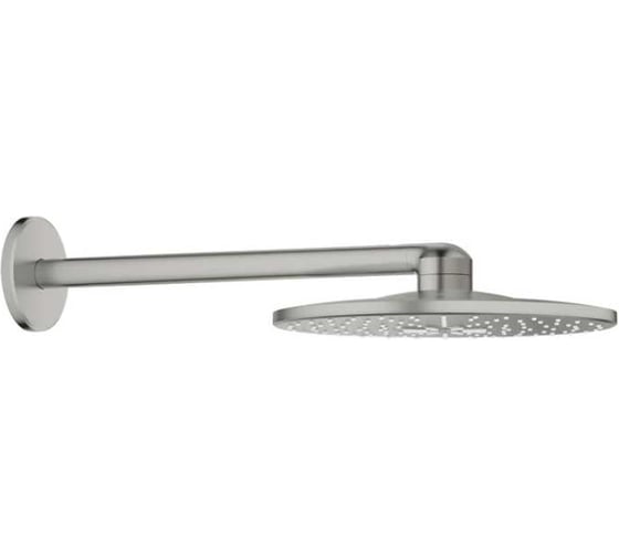 Верхний душ Grohe Rainshower SmartActive 310 2 режима, 430 мм, сатиновая сталь 26475MS0
