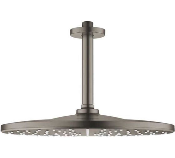 Верхний душ Grohe Rainshower 310 Mono с душевым кронштейном, сатиновый графит 26560MG0