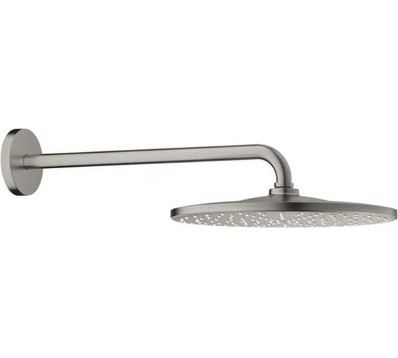 Верхний душ Grohe Rainshower 310 Mono с душевым кронштейном, 1 режим, сатиновая сталь 26558MS0
