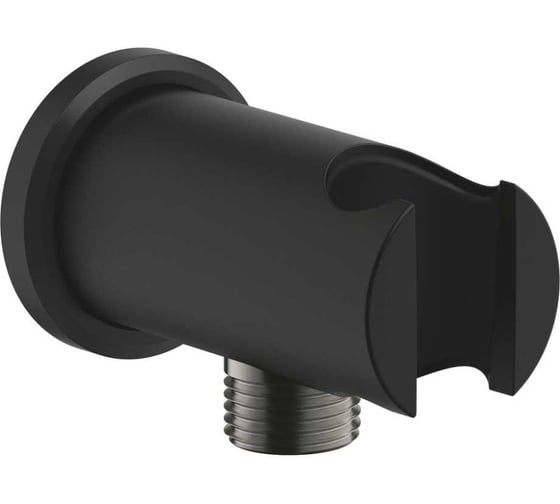 Подключение для душевого шланга Grohe Rainshower с держателем, фантомный черный 26658KF0