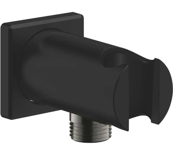 Подключение для душевого шланга Grohe Rainshower с держателем ручного душа, матовый черный 266592430