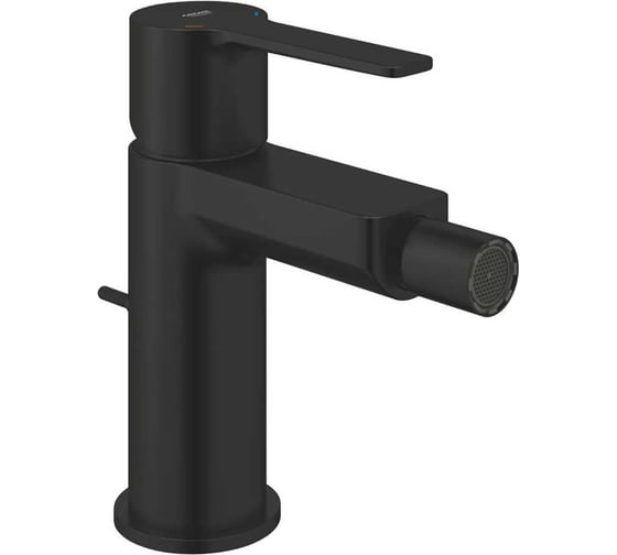 Смеситель для биде Grohe Lineare с донным клапаном, S-size, матовое черное 338482431