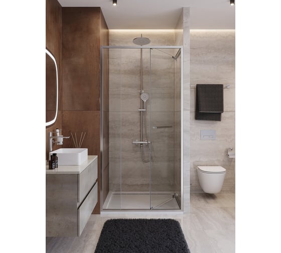 Душевая дверь Cezares LUX-B-FS-11-110-C-CR