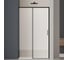 Душевая дверь VINCEA (Софт 2 (Soft 2)), 1400, черный, стекло прозрачное, VDS-3SO2140CLB 1