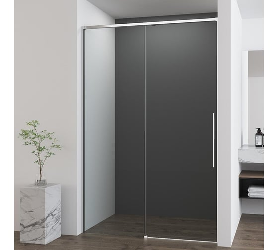Душевая дверь Ультима (Ultima) VINCEA (1000, хром, стекло прозрачное), VDS-7UL100CL