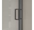 Душевая дверь Сити (City) VINCEA 1300, вороненая сталь, стекло прозрачное, VDS-5CT130CLGM 5