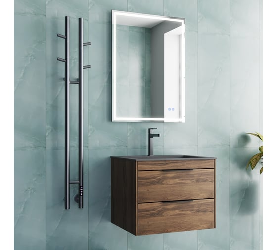 Полотенцесушитель Vincea электрический 25x130, графит, таймер, VTD-1D2GE