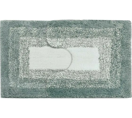 Набор ковров Delphinium Азалия микрофибра, 50x80 см и 50x40 см, зеленый 103378