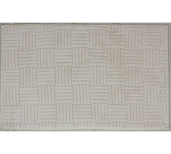 Коврик для ванной Joy Home Кардифф HY25FH02 50x80 см, бежевый 16211