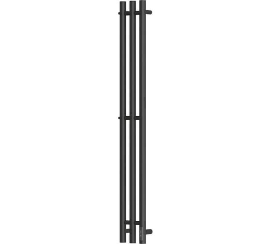 Полотенцесушитель электрический Aquanet Arco-3 (У) 110x12, черный матовый (383626) 00383626