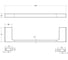 Полотенцедержатель Cezares SLIDER 30 см, хром SLIDER-TH-30-01 2
