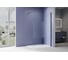 Душевая перегородка AQUATEK Walk in AQ.WI.120.3BL с держателем, 1200x2000, профиль черный, стекло прозрачное с матовой полосой 8 мм 00000148915 1