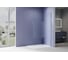 Душевая перегородка AQUATEK Walk in AQ.WI.120.3CH с держателем, 1200x2000, профиль хром, стекло прозрачное с матовой полосой 8 мм 00000148914 1
