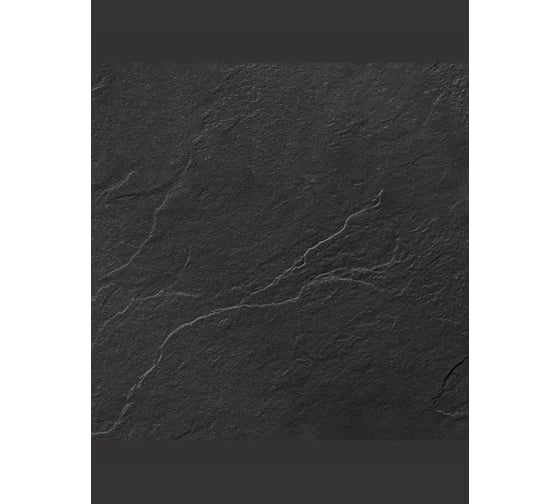 Душевой поддон из искусственного камня ЛИТКАМ 90x90, антрацит, с накладкой LKP-P-90.90A 1