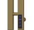 Полотенцесушитель электрический Reflexion home Тар 1100x120 мм, золотой матовый, 7 крючков RXT13110120GL 6