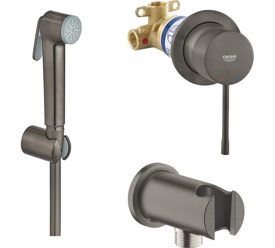 Набор для гигиенического душа GROHE Essence, темный графит матовый 129557 1