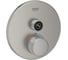 Внешняя часть термостата для душа Grohe Grohtherm SmartControl на 1 потребителя, сатиновая сталь 29118MS0 1