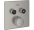 Внешняя часть термостата для душа Grohtherm SmartControl Grohe на 2 потребителя, сатиновая сталь 29124MS0 1