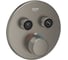 Внешняя часть термостата для душа Grohtherm SmartControl Grohe на 2 потребителя, сатиновый графит 29119MG0 1