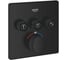 Внешняя часть термостата для душа Grohtherm SmartControl Grohe (на 3 потребителя, матовый черный) 291262430 1