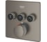 Внешняя часть термостата для душа Grohe Grohtherm SmartControl на 3 потребителя, сатиновый графит 29126MG0 3