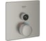 Внешняя часть термостата для душа Grohe Grohtherm SmartControl, сатиновая сталь, 29123MS0 1